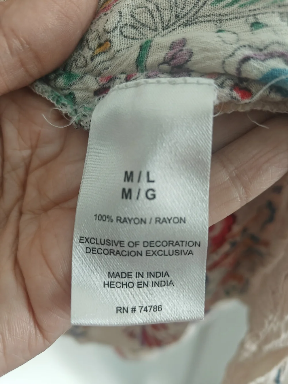 Bila Cream Floral Open Front Kimono with Multicolor Blooms - Picture 4 of 9